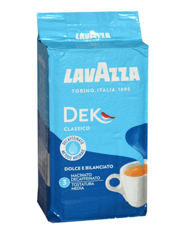 Lavazza Dek Classico bezkofeīna malta kafija 250g