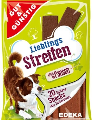 G&G Lieblings Streifen Pansen suņu gardumi ar vitamīniem  x20 200g