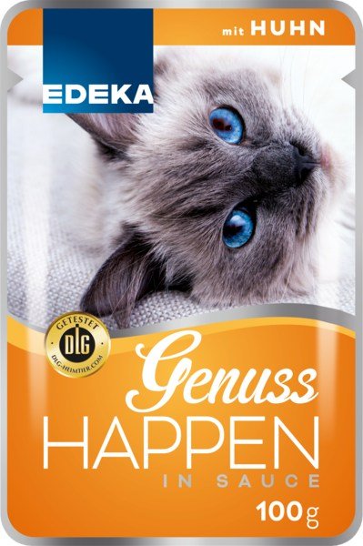 Edeka Genuss Happen kaķu barība ar