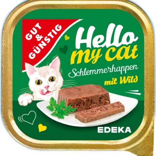 G&G Hello My Cat Schlemmerhappen Wild pastēte kaķiem ar meža gaļu 100g