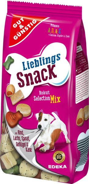 G&G Lieblings Snack Biskuit Selection cepumi suņiem 400g