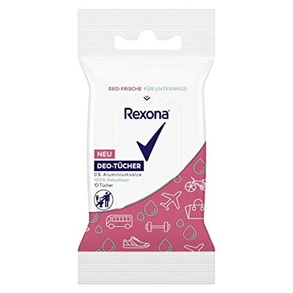 Rexona Deo-Tucher Dezodorantu salvetes x10