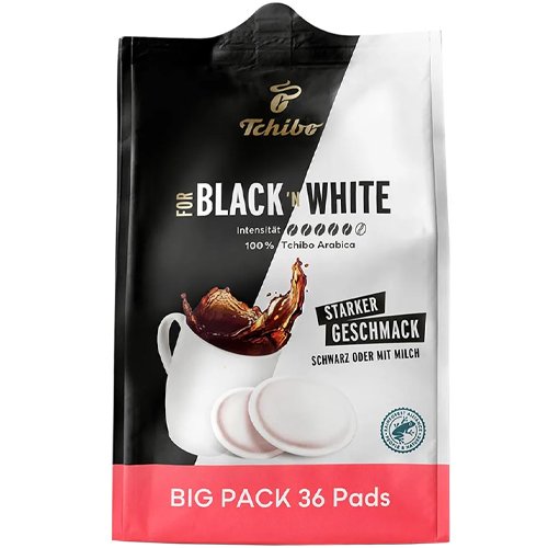 Tchibo Black & White kafijas spilventiņi 36gab 266g