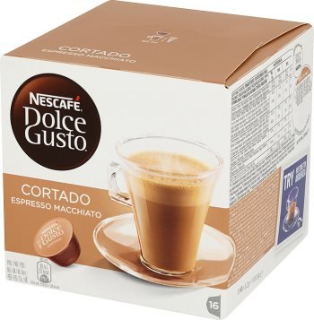 D.Gusto Cortado Espresso Macchiato Caps x16 101g