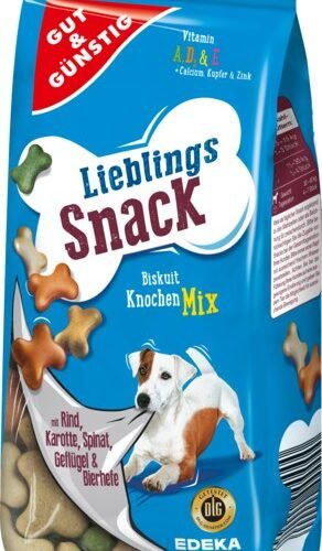 G&G Lieblings Snack Biskuit Knochen cepumi suņiem 400g