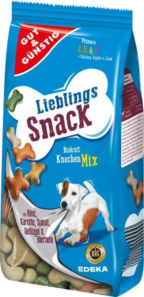G&G Lieblings Snack Biskuit Knochen cepumi suņiem 400g