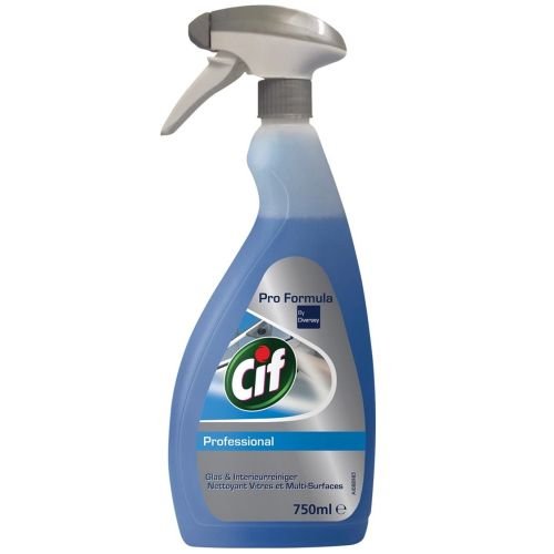 Cif profesionāls stikla un interjera universāls tīrīšanas līdzeklis 750ml