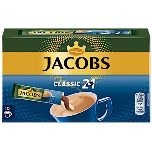 Jacobs Classic 2in1 kafija paciņās 10gab.