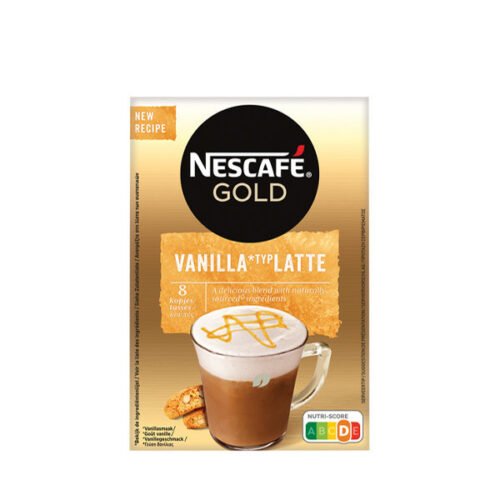 Nescafe Gold Vanilla Latte kafijas dzēriens x8 148g