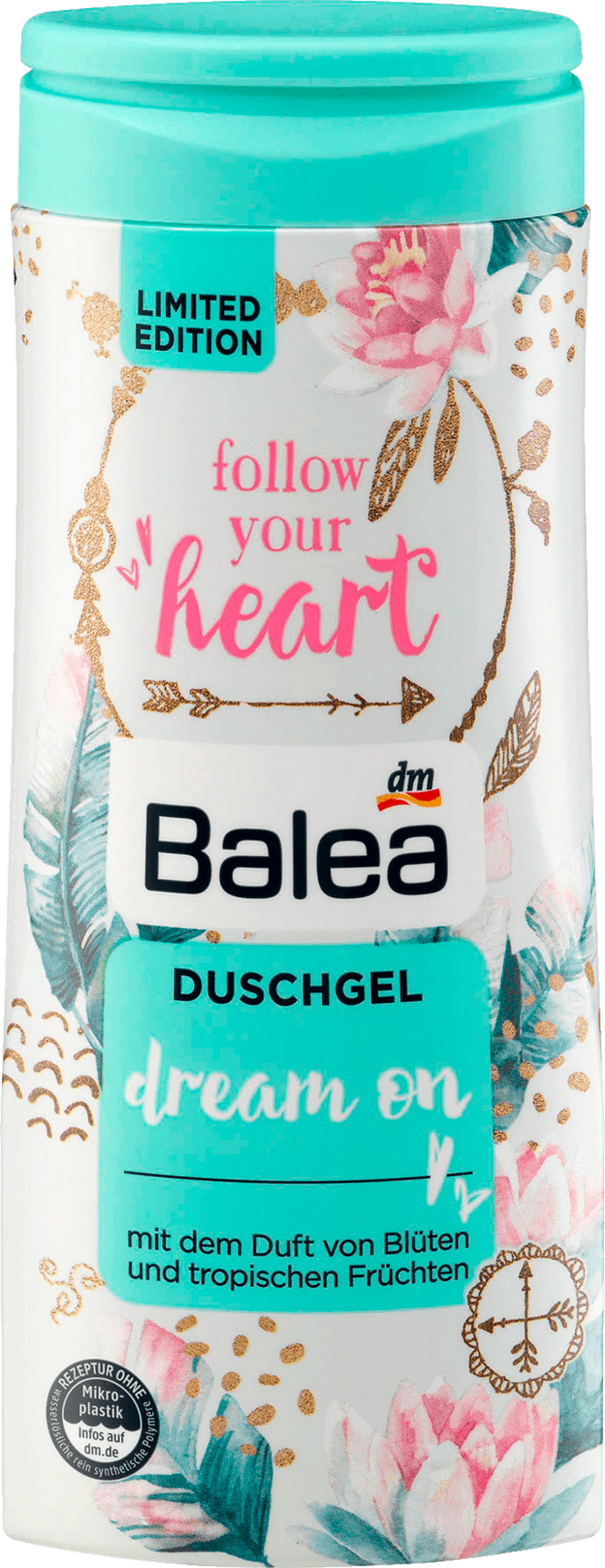Balea Dream On dušas želeja ar ziedu un tropisko augļu aromātu 300ml