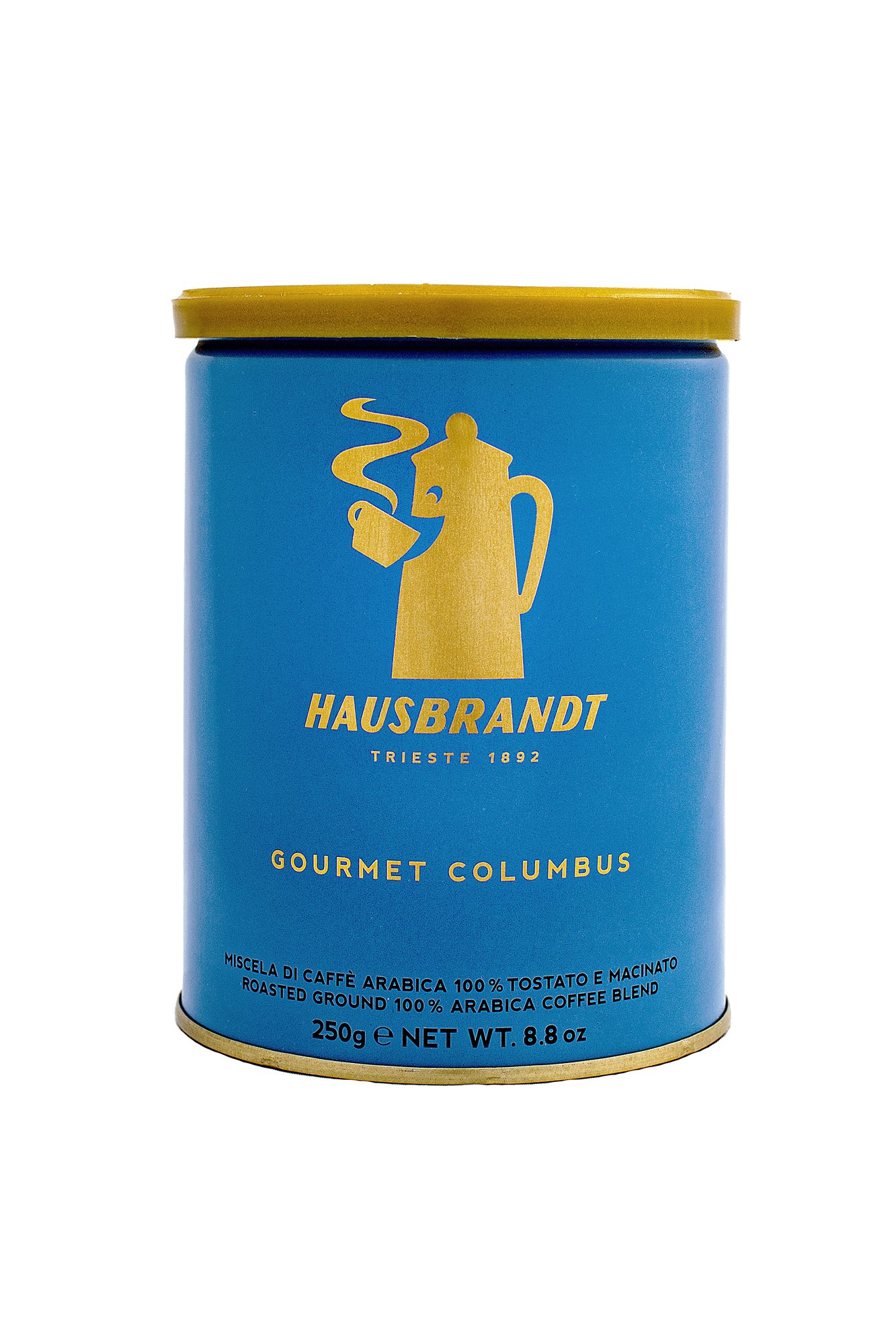Malta kafija Hausbrandt Gourmet Columbus metāla bundžā 250gr