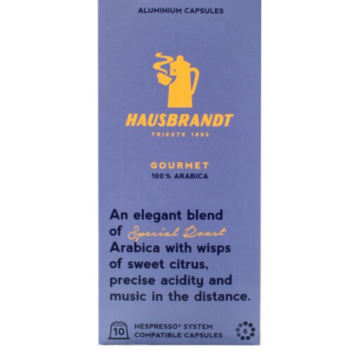 Hausbrandt Gourmet Nespresso Kafijas kapsulas 10 gb