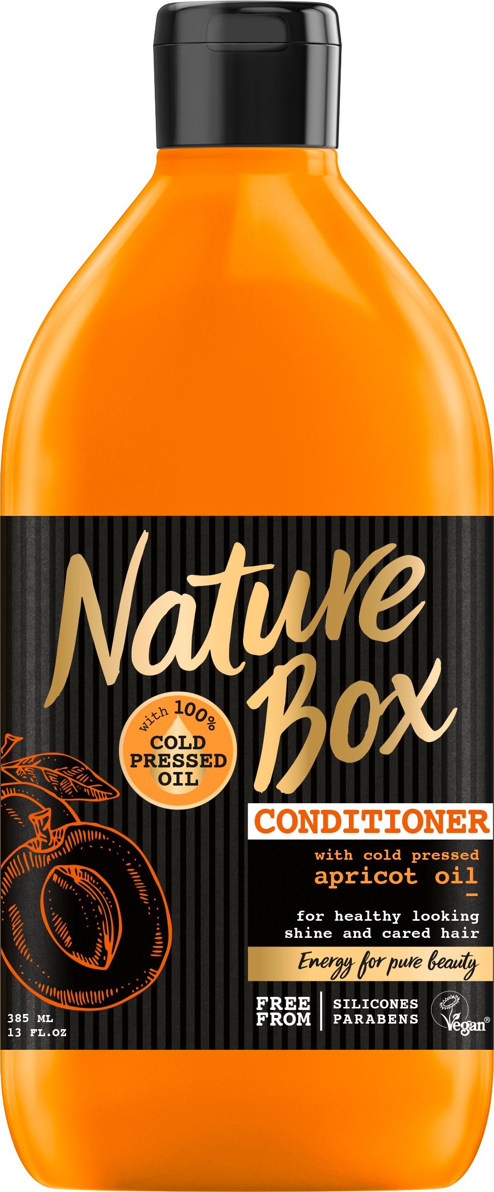 Nature box Apricot kondicionieris matiem 385ml