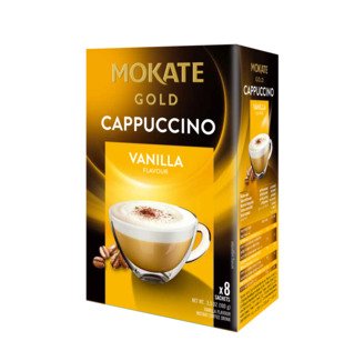 Mokate GOLD kapučīno ar vaniļas garšu x8 100g