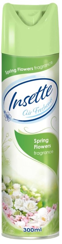 INSETTE gaisa atsvaidzinātājs ar pavasara ziedu aromātu 300ml