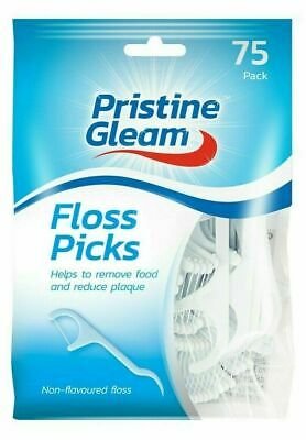 Pristine Gleam zobu diega kociņi bez garšas 75gab