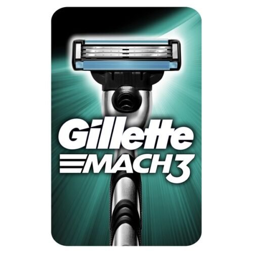 Gillette Mach3 skuveklis ar rezerves asmeņiem