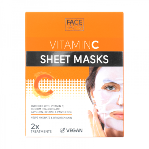 Face Facts sejas maskas ar c vitamīnu 2gab.