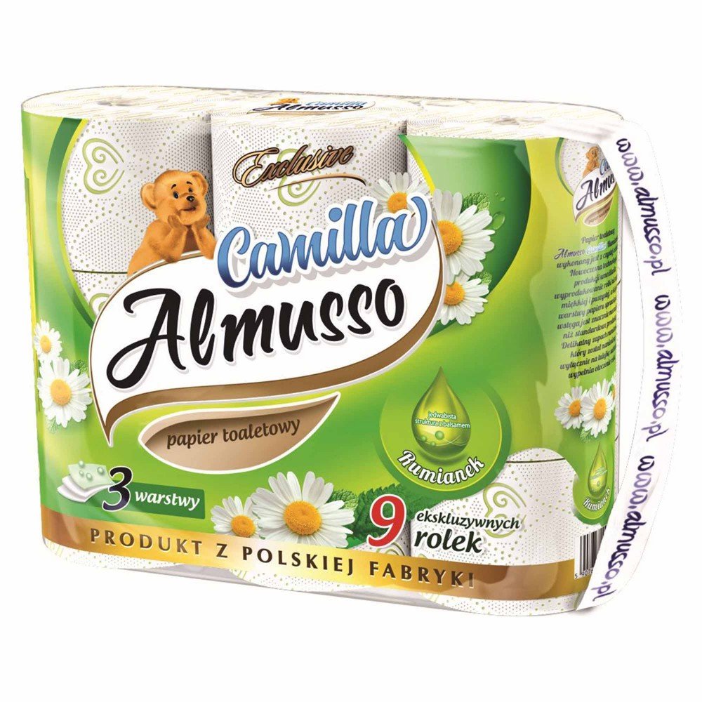 Almusso Camilla 3 slāņu tualetes papīrs x9