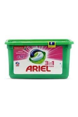 Ariel Fresh Sensations 3in1 universālas kapsulas veļas mazgāšanai x38 1026g