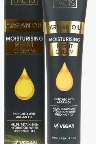 Face Facts mitrinošs nakts krēms ar argāna eļļu 50ml