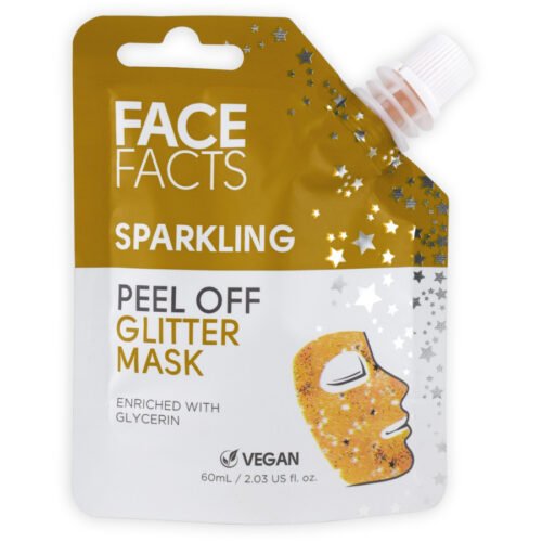 Face Facts Sparkling Peel Oﬀ Glitter Mask sejas maska 60ml