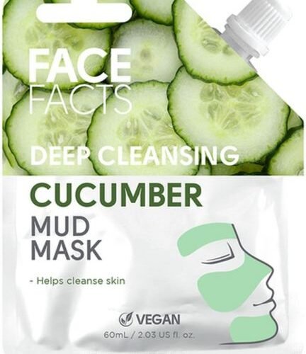 Face Facts dziļi attīroša dubļu maska ​​ar gurķiem 60ml