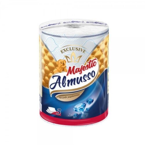 Almusso Majestic 3 slāņu papīra virtuves dvieļi x1