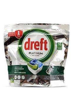 Dreft Platinum Original trauku mazgāšanas kapsulas 16gab