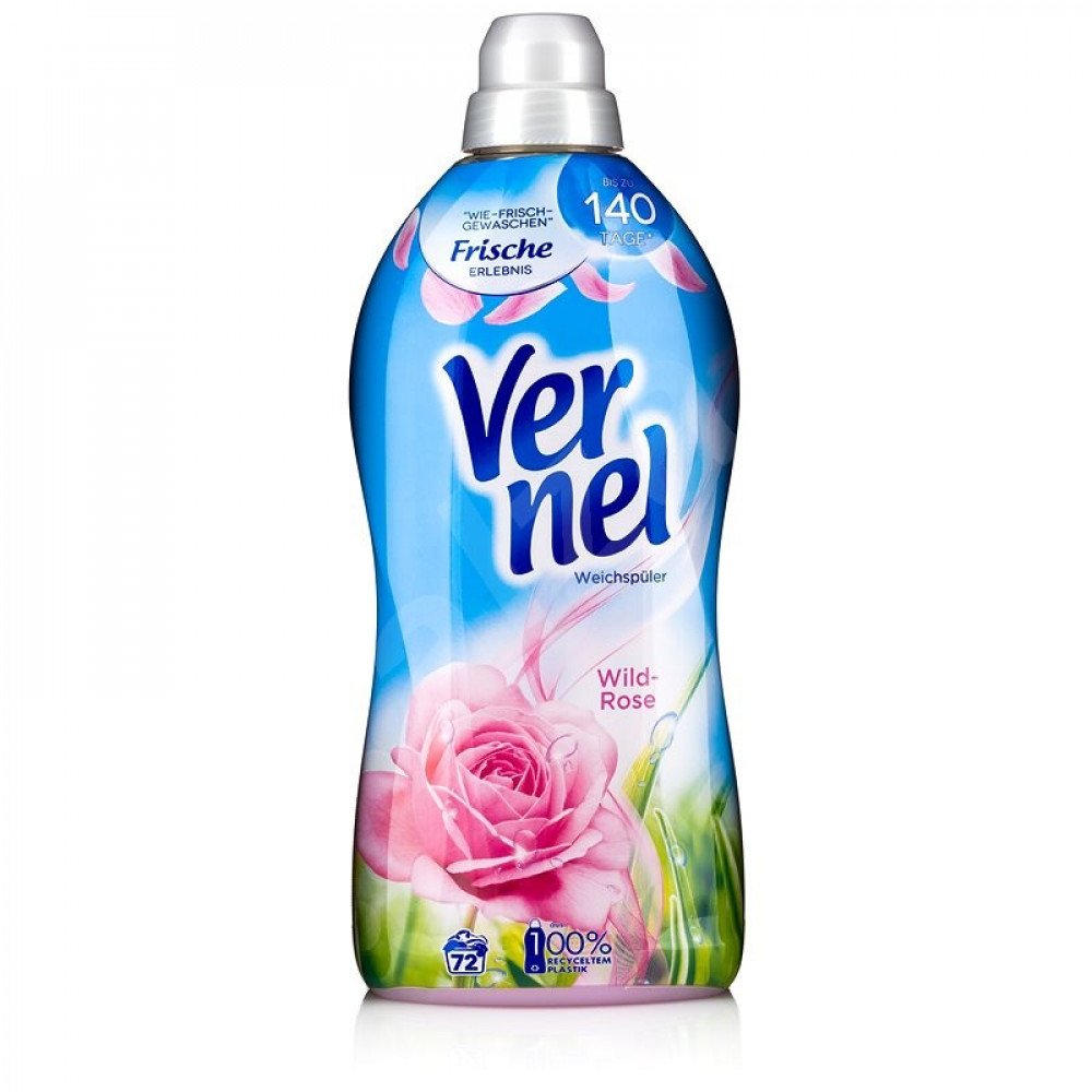 Vernel Wild Rose veļas mīkstinātājs x72 1.8l