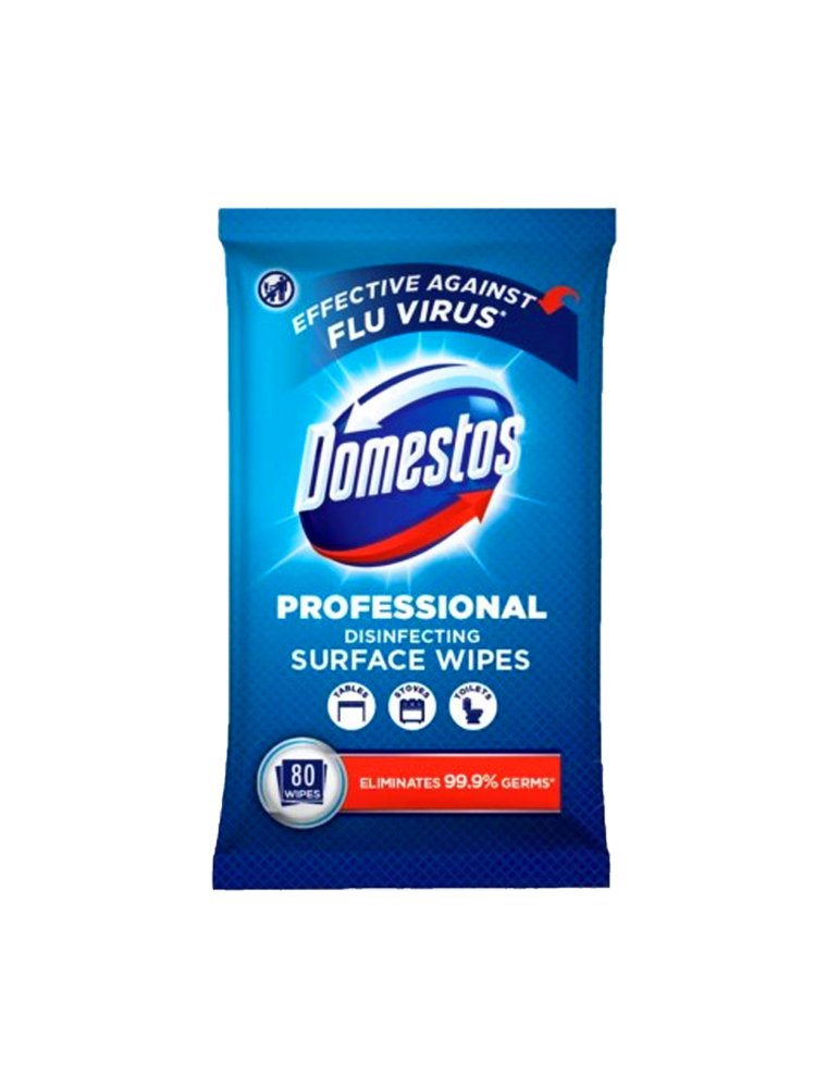 Domestos universālās dezinfekcijas salvetes 80gab.