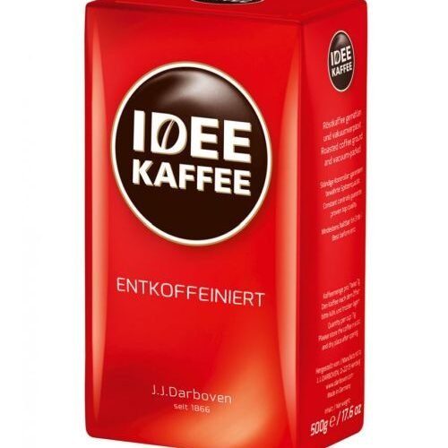 Idee Kaffee Entkoffeiniert bezkofeīna maltā kafija 500g