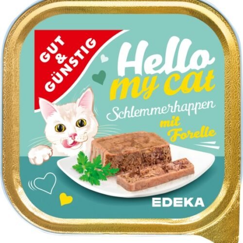 G&G Hello My Cat pastēte kaķiem ar foreli 100g