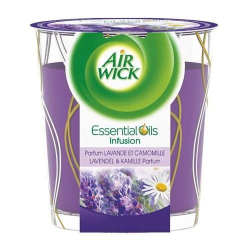 Air Wick Essential Oils svece ar lavandu 105g