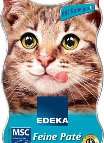Edeka Feine Pate  pastēte kaķiem ar zivi  85g