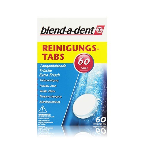Blend-a-dent Frisch tabletes protēžu tīrīšanai x60