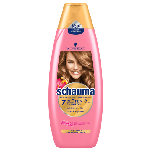 Schauma šampūns ar 7 ziedu eļļas ekstraktu 480ml