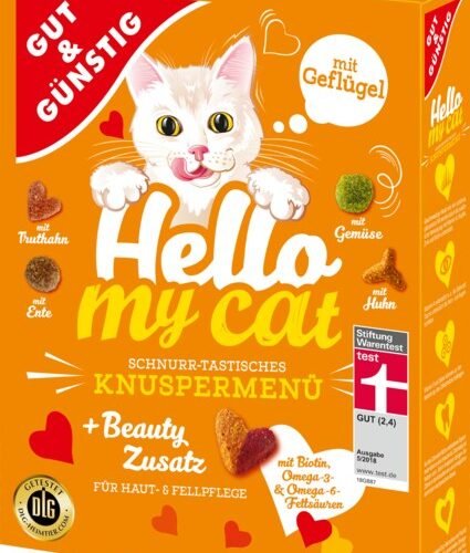 G&G Hello My Cat sausā barība kaķiem ar putna gaļu 1kg