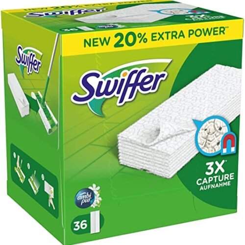 Swiffer Dry salvetes slotai 36gab