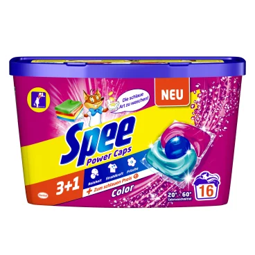 Spee 3in1 veļas mazgašanas kapsulas krāsainai veļai 16x