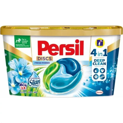 Persil Discs by Silan 4in1 veļas mazgāšanas kapsulas ar Silan smaržu 13gab