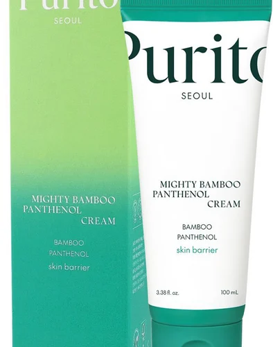 PURITO SEOUL Mighty Bamboo atjaunojošs krēms sejas ādai ar pantenolu 100ml