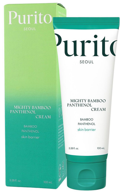 PURITO SEOUL Mighty Bamboo atjaunojošs krēms sejas ādai ar pantenolu 100ml