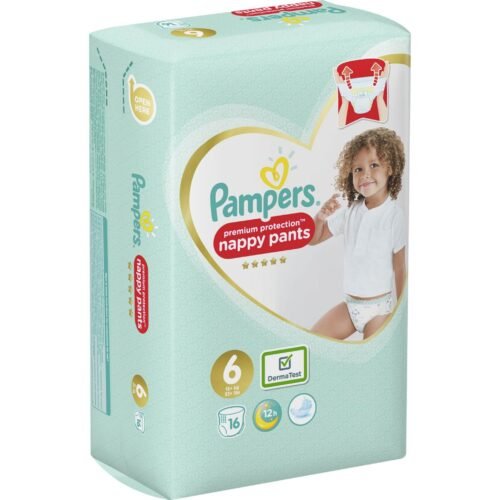 Pampers Premium Protection Nappy Pants autiņbiksītes S6 16gab