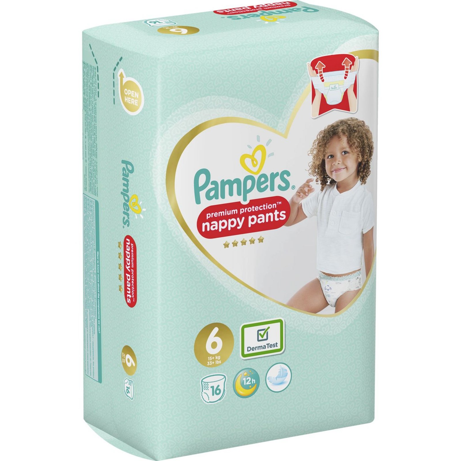 Pampers Premium Protection Nappy Pants autiņbiksītes S6 16gab