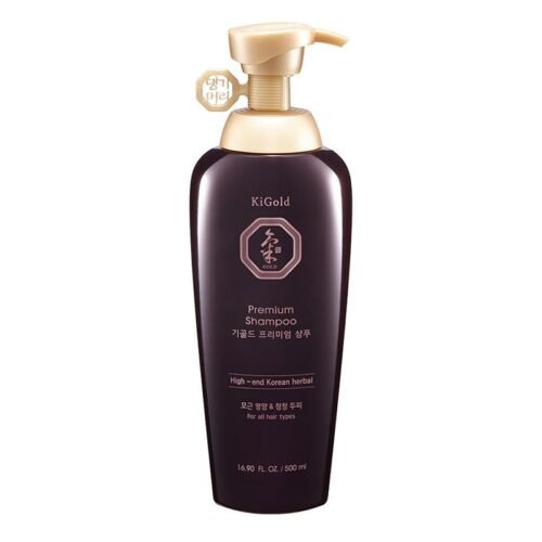 Daeng Gi Meo Ri Ki Gold Premium Shampoo RENEWAL Strengthening Shampoo for Dry and Brittle Hair, 500 ml