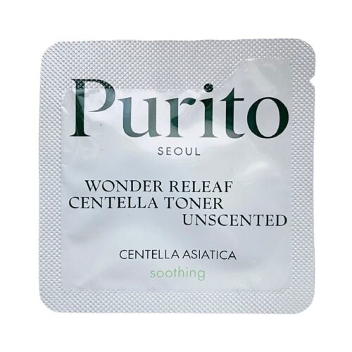 PURITO SAMPLE Wonder Releaf Centella Toner Unscented, 1 g