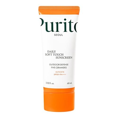 PURITO Seoul Daily Soft Touch Sunscreen SPF 50 PA++++ Ceramide Sunscreen, 60 ml
