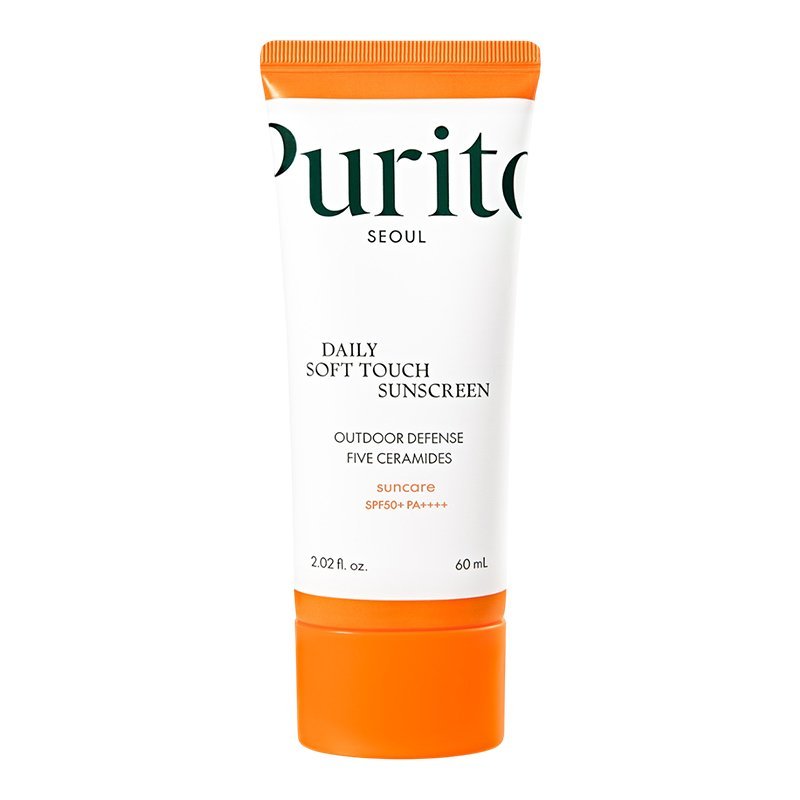 PURITO Seoul Daily Soft Touch Sunscreen SPF 50 PA++++ Ceramide Sunscreen, 60 ml