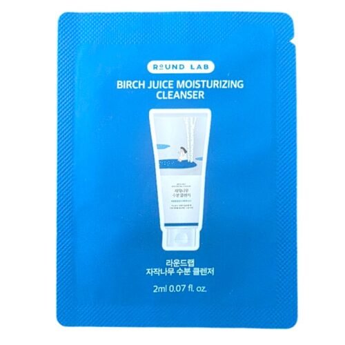 ROUND LAB Birch Juice Moisturizing Cleanser Pouch Sample 2 ml